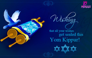 Yom Kippur Greeting Card with Messages and Quotes