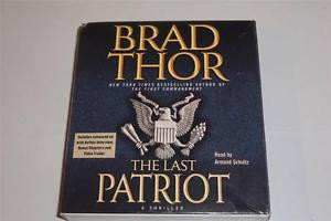 Brad Thor The Last Patriot Book On CD Audio 6 Hours 5 CDs 051450