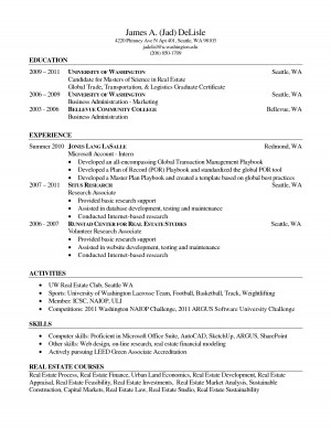 Apartment Maintenance Resume Sample