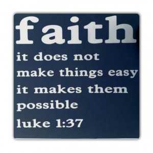 Bible Verse - Luke 1:37 - Religious Quote - Inspirational Verse 12