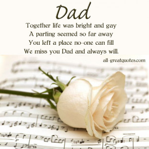 ... FOR >> In Loving Memory Verses For Father Dad Memorial Poems For Dad