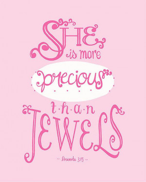 ... Bible Verse for Baby Girl, Bible Quote Print, Baby Girl Newborn Gift