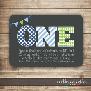 Happy 1st Birthday Boy Quotes 1st birthday invitation