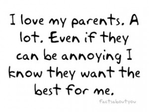 We never know the love of our parents for us until we have became ...