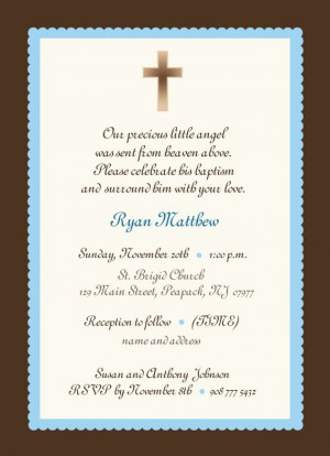 Baby Boy Baptism Invitation wording: Baby Boys Invitations, Boys Or ...