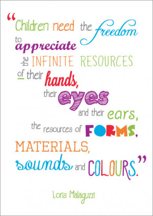 Inspirational Quotation Poster: Loris Malaguzzi | Free EYFS & KS1 ...