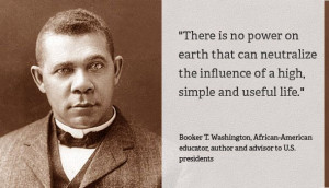 Booker T. Washington quote