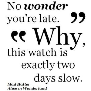 White Rabbit Alice in Wonderland Quotes