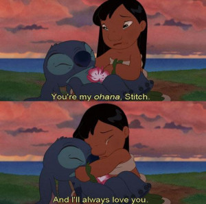 Lilo: You came back.