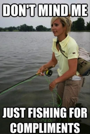 Funny Fishing Quotes – Go fishing with my friends..