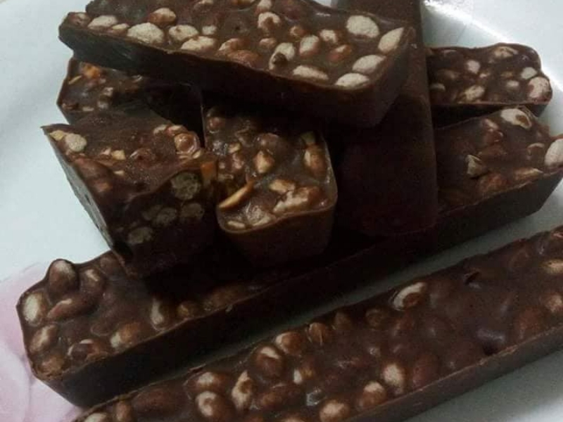 Bubble Rice Choco Bar , Guna 2 Bahan Aje