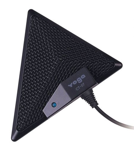 Condenser Boundary Microphone with Uni or Omni Pattern - Boundary Microphone in black color.