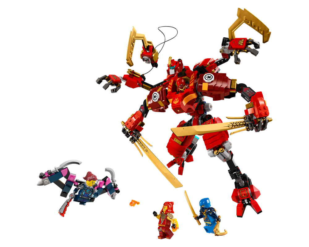 LEGO Set 71812-1 Kai's Ninja Climber Mech (2024 Ninjago) | Rebrickable ...