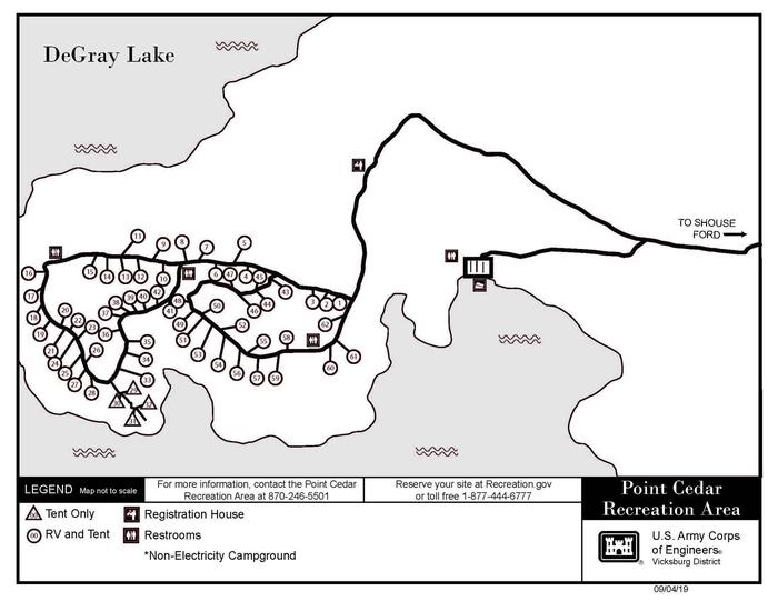 Point Cedar, Degray Lake - Recreation.gov