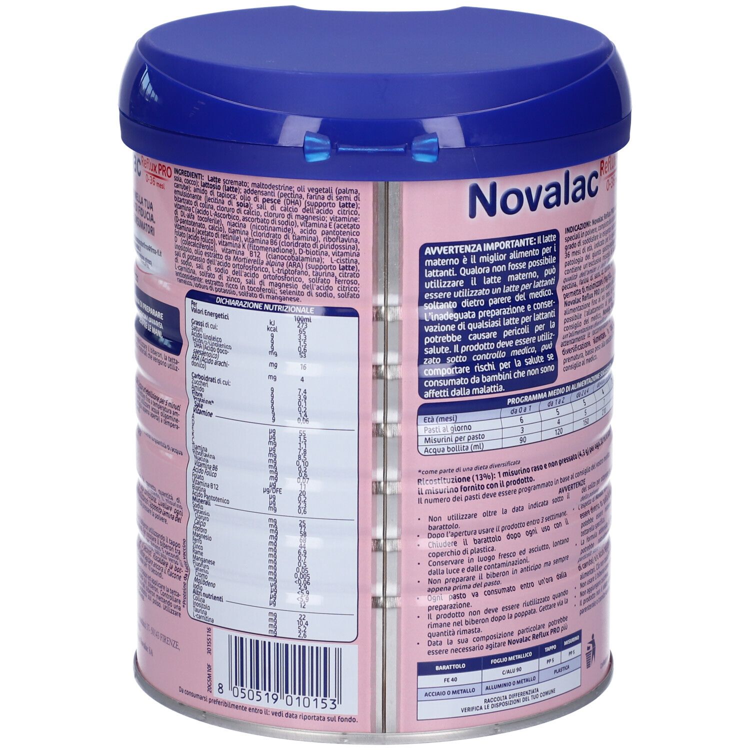 Novalac Reflux PRO Latte in Polvere