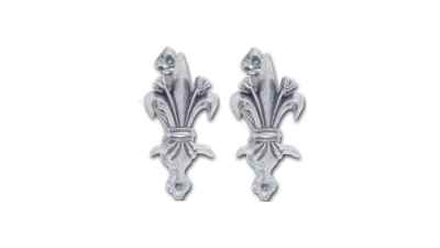 Silver Fleur De Lis Sword Hangers