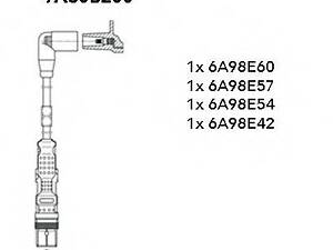 Комплект проводів високої напруги BREMI 9A30B200 на VW GOLF TOURAN (1T3)