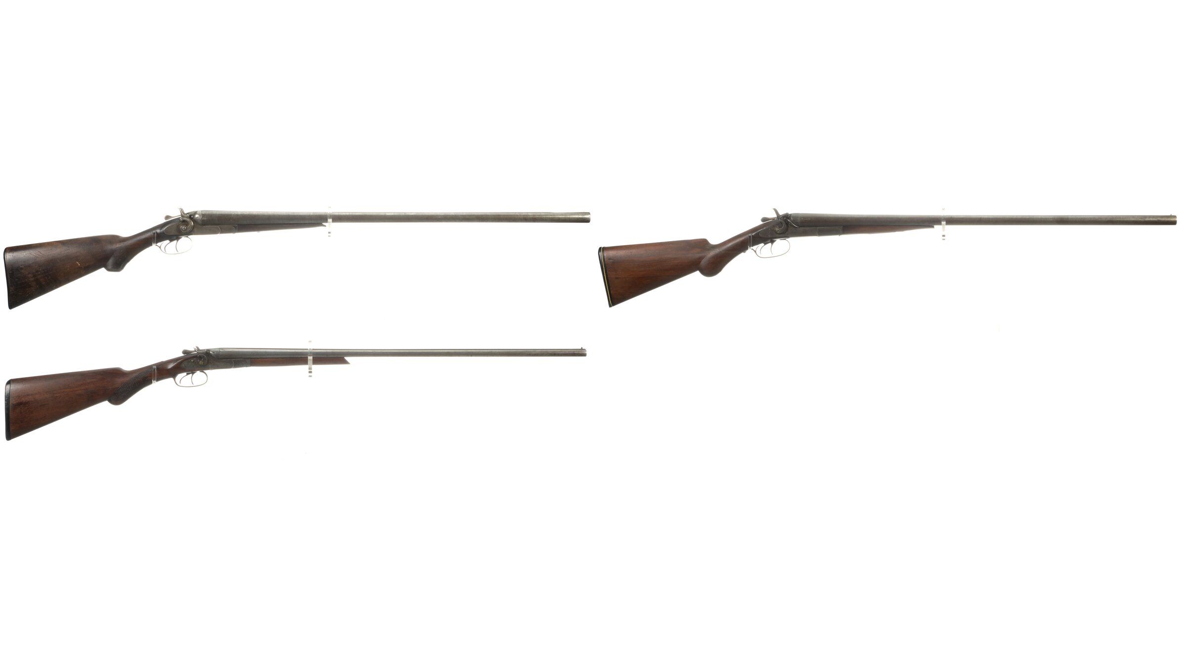 Three Double Barrel Shotguns | Rock Island Auction