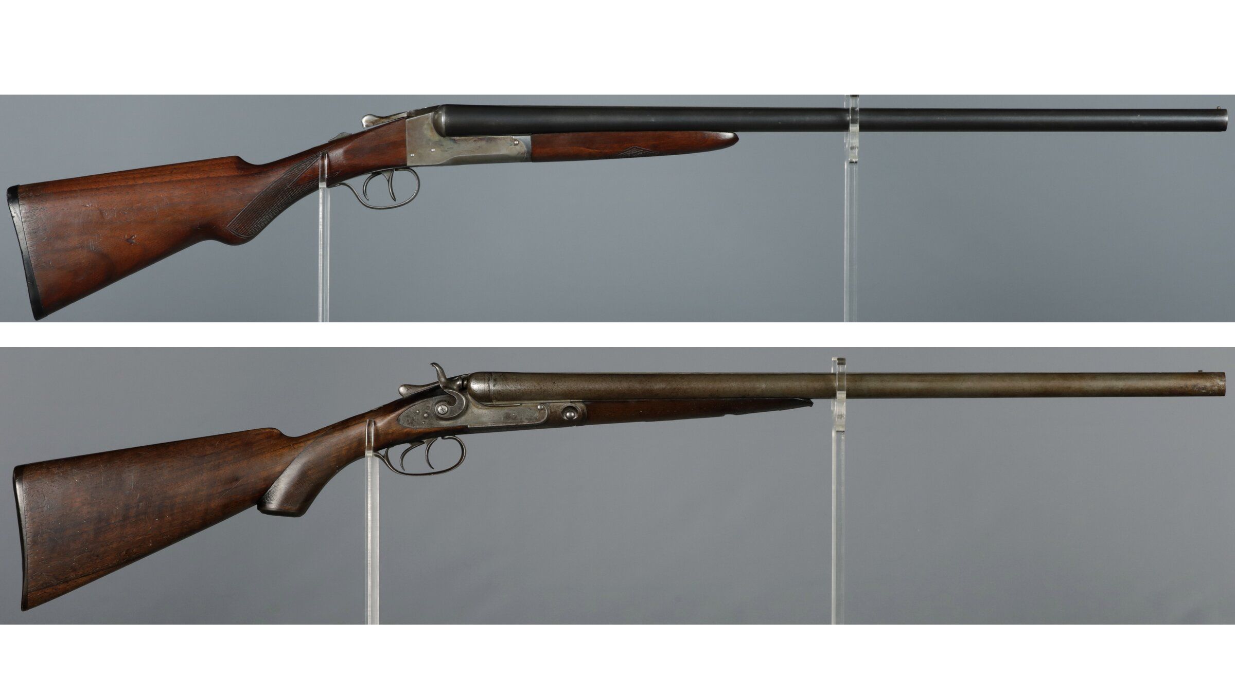 Two American Double Barrel Shotguns | Rock Island Auction