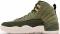 Air Jordan 12 Retro - Verde (Olive Canvas/Metallic Gold/Black/Sail 301)