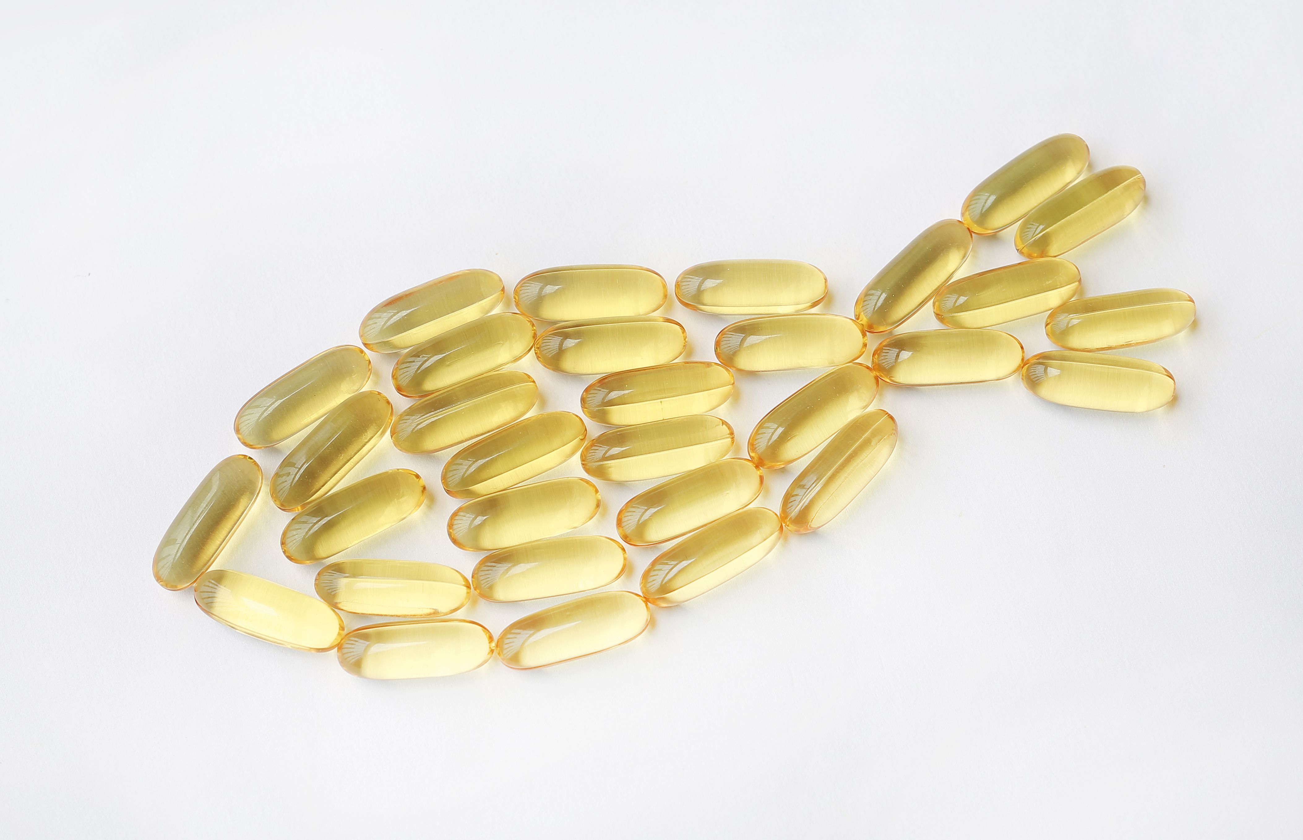 Fish oil supplements in fish shape | Image credit: zilvergolf – stock.adobe.com