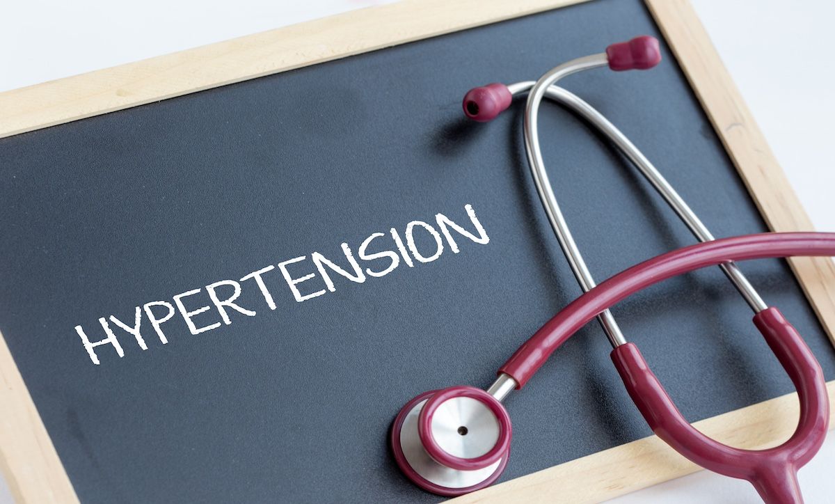 Hypertension on a blackboard slate | Image Credit: relif - stock.adobe.com