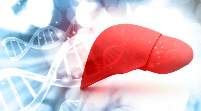 Illustration of biliary tract cancer. 