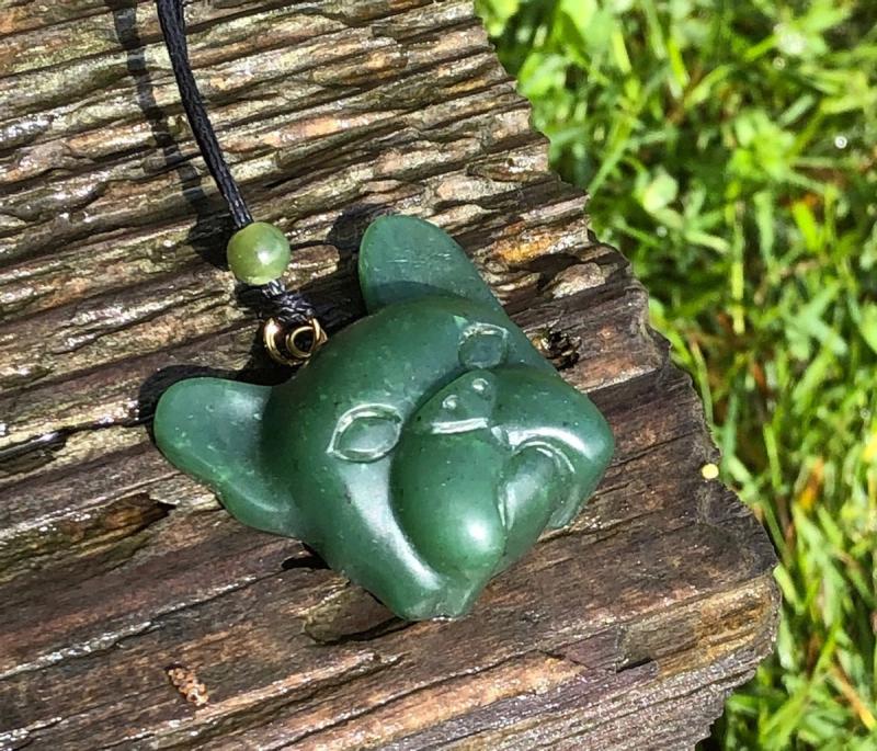 Canadian Nephrite Jade French Bulldog