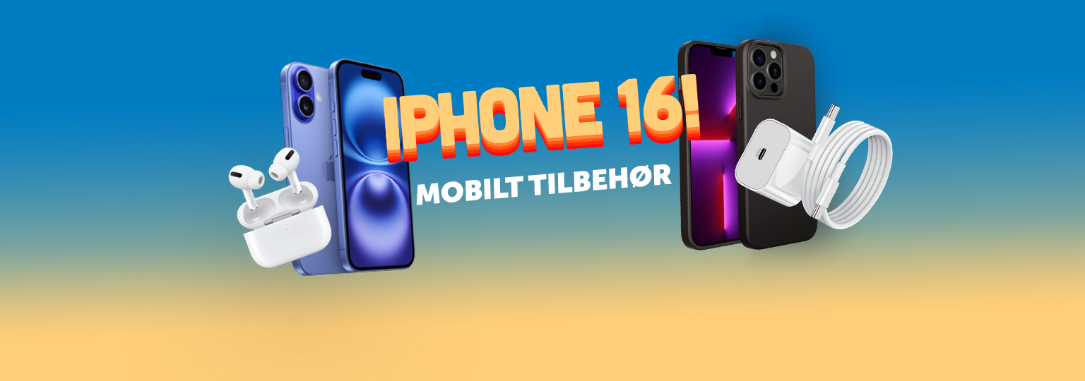 iPhone 16 mobiltilbehør