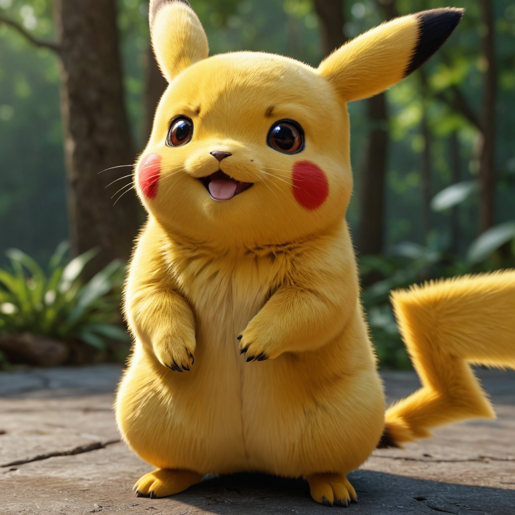 Pikachu beautiful face, realistic 8k, - Gulf Picasso | بيكاسو الخليج