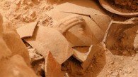 The smashed jars from the Giv’ati Parking Lot excavations on the southwestern slope of the Temple Mount in Jerusalem, Israel. Image credit: Sasha Flit, Tel-Aviv University.