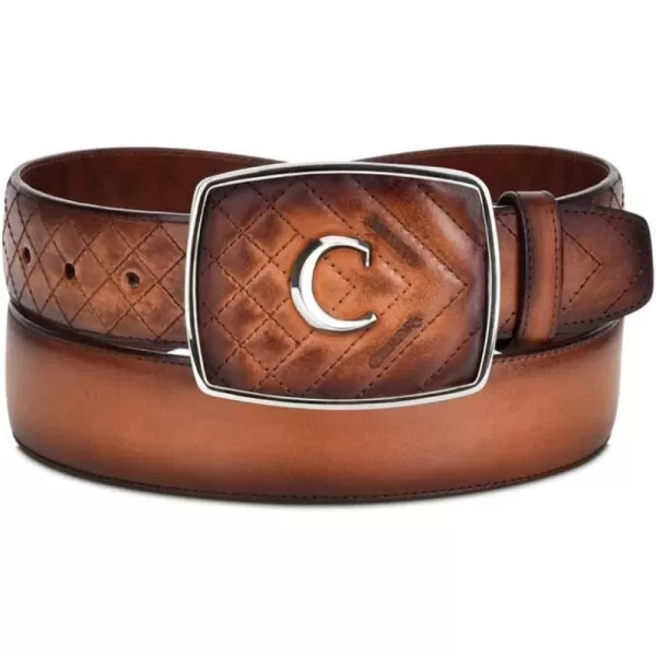 Cuadra Mens Cowboy Belt in Genuine Leather BrownCuadra Mens Cowboy Belt in Genuine Leather Brown