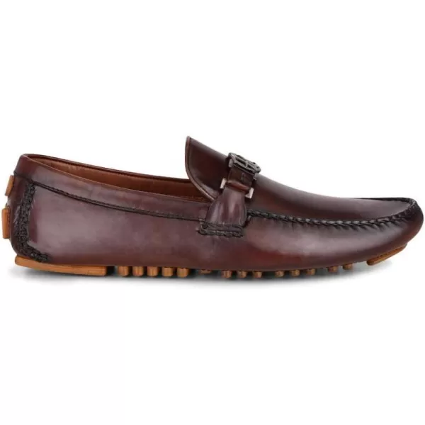 FRANCO CUADRA Mens Driver in Genuine Leather Brown 11Brown