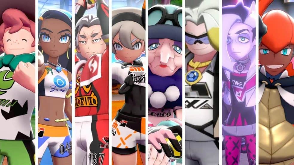 Pokemon Sword And Shield Gym Leaders Fanart Fanart Pokemon Sword | The ...