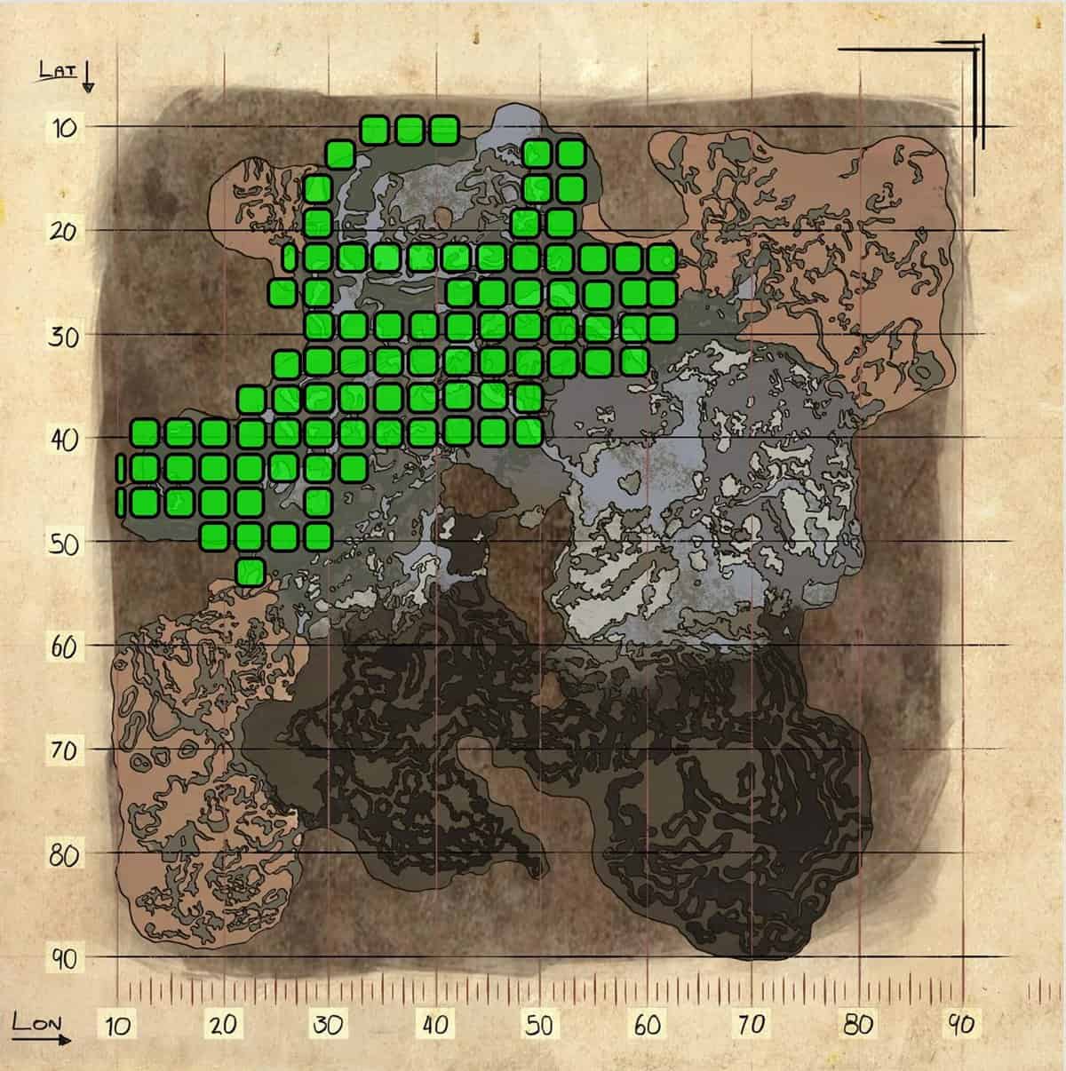 Ark Aberration Creature Spawn Map