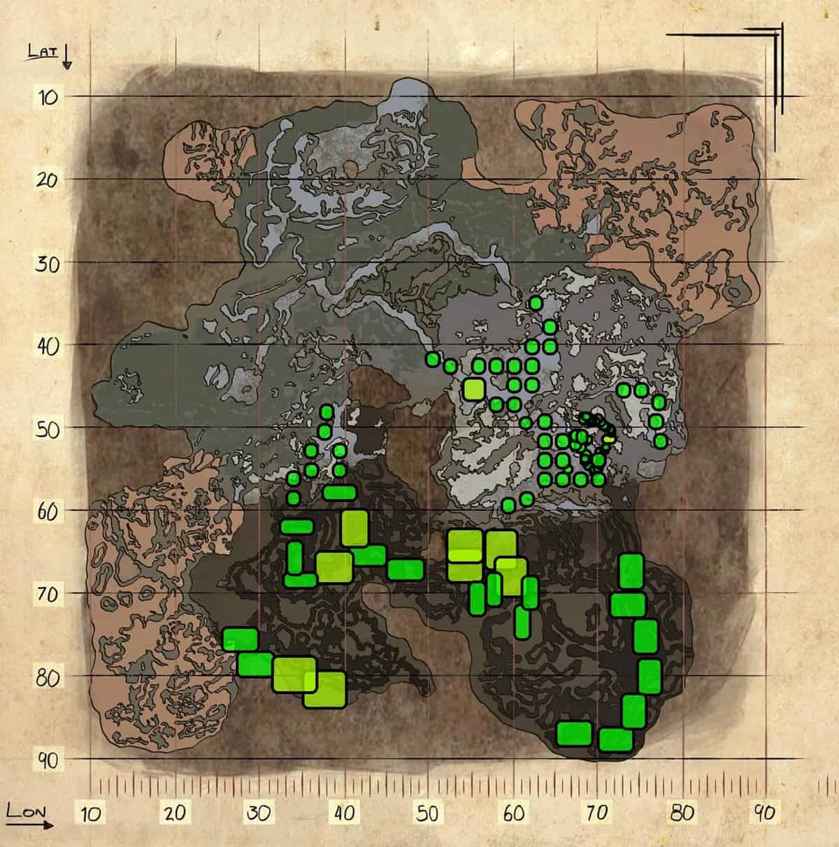 Ark Aberration Creature Spawn Map