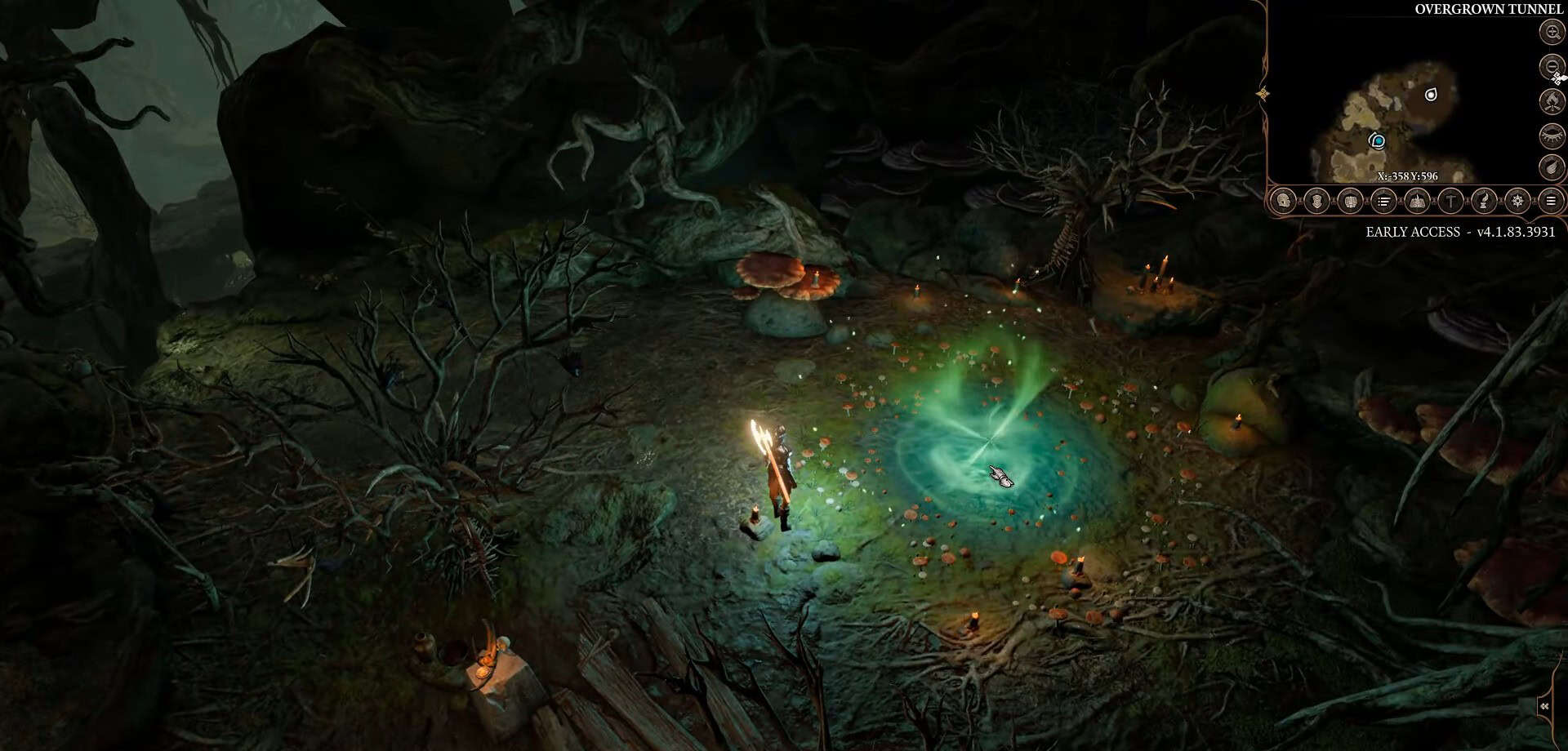 bg3 mushroom circle leading to underdark