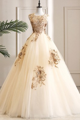 Princess Champagne Ballgown...