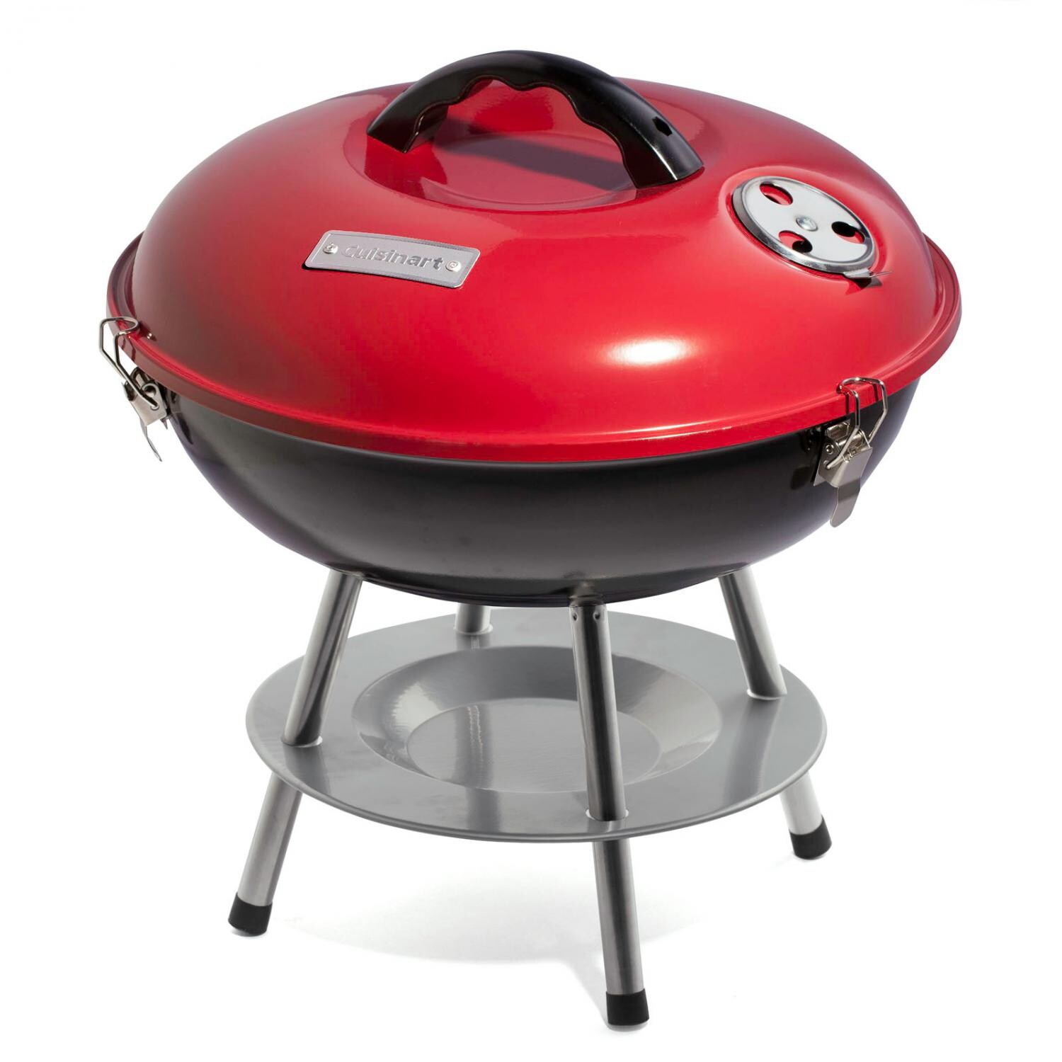 Cuisinart 14-Inch Portable Tabletop Charcoal Grill - Red - CCG-190RB