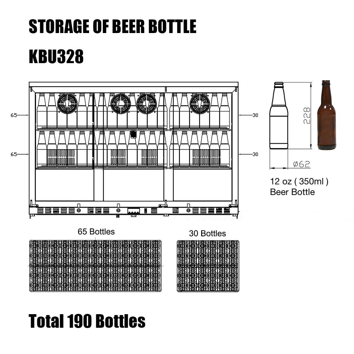 KBU328 Storage of Beer Bottle