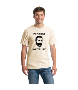 "IN HEBES WE TRUST" TEE MEN'S (NATURAL)