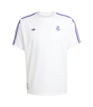 Adidas REAL MADRID 24/25 TERRACE ICONS JERSEY (WHITE/PURPLE)