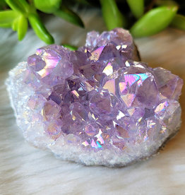 Amethyst Aura Cluster - CLUAMAURAB