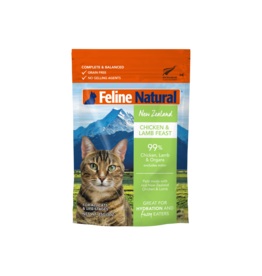 Feline Natural Feline Natural Cat Food Pouches | Chicken & Lamb 3 oz CASE