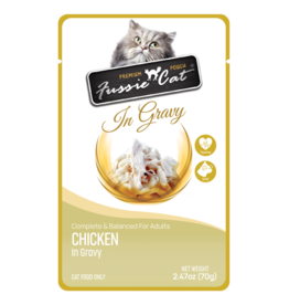 Fussie Cat Fussie Cat Premium Pouch Complete Cat Food | Chicken in Gravy 2.47 oz single