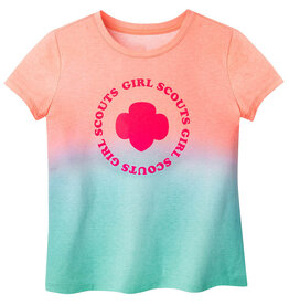 GSUSA Girls Neon Trefoil Gradient T-Shirt