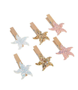 Arty Fetes Factory Pegs 6/pk-Sea Stars