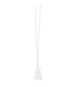 Amscan Inc. White Clacker Necklace 36 Inches