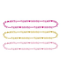 Amscan Inc. Team Bride Multipack Word Bead Necklaces 32 Inches 6/pk