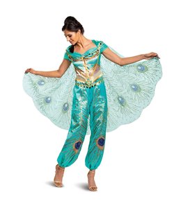 Disguise Jasmine Teal Deluxe Women's Costume